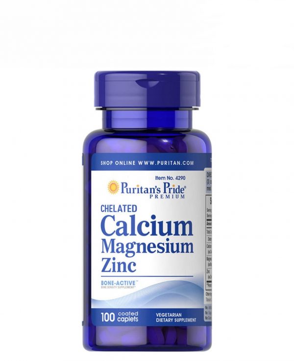 Hình ảnh thuốc Puritans Pride Calcium Magnesium Zinc