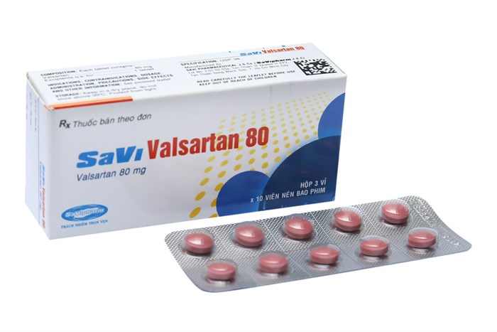 Hình ảnh thuốc SaVi Valsartan 80