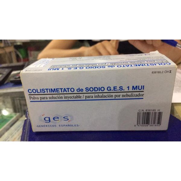 Hình ảnh thuốc Colistimetato de Sodio G.E.S 1 MUI